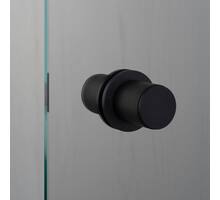 Fixed Door Knob/Double-Sided/Linear/Welders Black