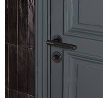 Door Handle Set/Unsprung/Cross/Smoked Bronze