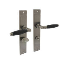 Deurkruk Ton Basic met schild WC63/8mm nikkel mat