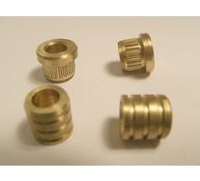 Huls 9511 koper zonder kraag, 8x8mm, gat 5.1mm