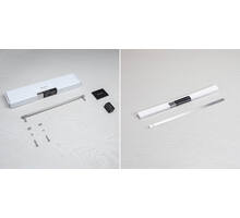 Pull Bar/Plate/Linear/Large 390Mm/Steel (Non US)
