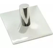 Kapstok met plaat 50x50, 1 haaks