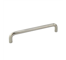 Greep 10x224mm recht, RVS geborsteld, totale lengte 234mm