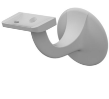 Leuninghouder 65 vlak M8