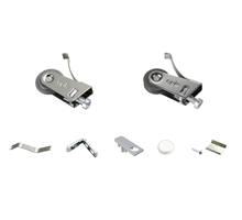 Miniroller beslag voor 1 glasdeur 5mm, geen verticale profie