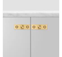 Furniture Knob/Plate/Linear/Set Of 2/Brass