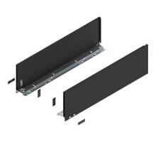 Legrabox ladezijde C 600mm, carbon zwart, hoogte 177mm