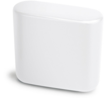 Knop MINI 817 mat wit 27x11mm, hoogte 24mm