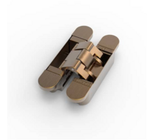 Scharnier invisible NEO L-7 klassiek brons