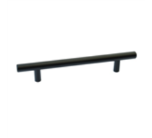 Relinggreep 12x380mm, hoh. 320mm zwart gelakt, hoogte 32mm