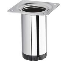 Meubelpoot diameter 40mm glans chroom hoogte 80mm