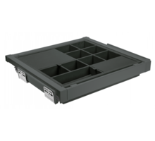 Lade met vakken, 600 mm SOFT-CLOSE, antraciet