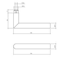 Basis voordeurset SKG3 rond+kerntrekbev. RVS zwart