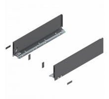 Legrabox ladezijde K, oriongrijs 450mm, hoogte 128,5mm