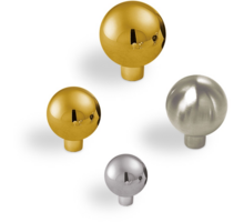 Knop METAL 832 mat chroom 28mm
