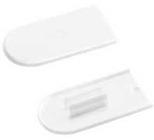 Cabineo afdekkappen, 100stuks ,ral 9003, signaalwit