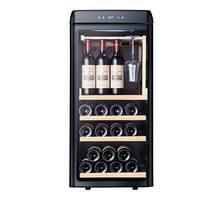 Vinata Wijnklimaatkast Retro Zwart glazen deur, 42 Flessen