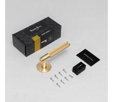 Fixed Door Handle/Single-Sided/Cross/Brass