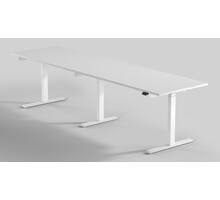 Milano Vergader voor een blad tot 4000mm. zilver RAL9006