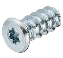 Euroschroef 6.3x11 PK, TORX, kop 7.7mm verzinkt
