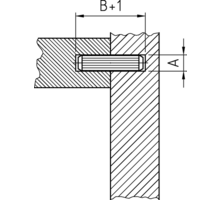 Houten duvels 10x50mm beukenhout geribbeld, DIN 68150