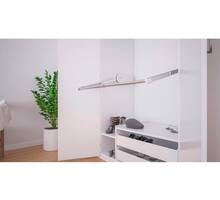 Kledinglift elektrisch zwart-daalt 70cm-kast 100-160cm br.