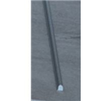 Kofferprofiel 500mm, afgeschuind 45gr.,  geanodiseerd