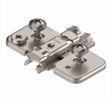 Kruismontageplaat excentrisch met plug 7,5mm middenaanslag