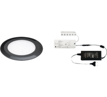 4x Date zwart 12V + ZigBee ontvanger + Driver 24W