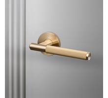 Door Handle Set/Linear/Brass