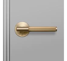 Door Handle Set/Linear/Brass
