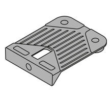 Frontstabilisator om te schroeven Kleur: zijdewit