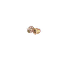 Rampabus conisch M8/14.5x13mm met rand, geel verzinkt SW8
