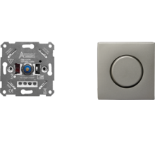 Jung LS900 EDELSTAAL met universele RL-dimmer