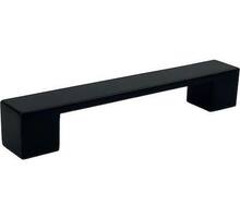 Greep 25x160mm recht,hoekig,zwart nikkel,totale lengte 195mm