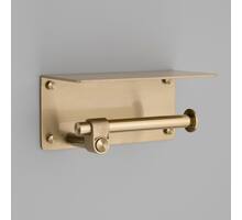 Toilet Roll Holder/w/ Shelf/190Mm/7.5 Inches/Cast