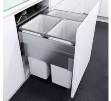 Afvalemmer systeem ENVI SpaceXX zilver 9006 EV C600-3-91L