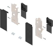 Legrabox fronthouderset K, carbon zwart