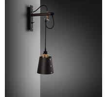 Hooked Wall Small Graphite/Brass