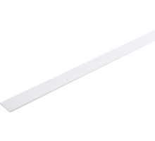 Aanslaglijst 25mm wit lengte 2500mm geboord en gesouvereind