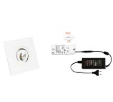 2x Monza vierkant wit +2 x verlengsnoer + MC-Easy + Driver 2