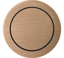 Rond 2.0 Push button 2X- s. trim - light bronze