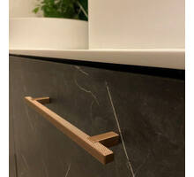 Greep Vedo brons, 9x320x370mm, hoogte 27mm