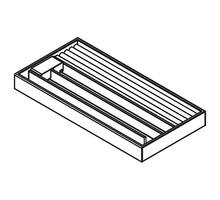 CubiLux rechthoekig Leder 32 x 300 x 150mm met verdelingen,