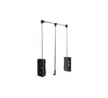 Garderobelift 83-115cm, zwart, met gasveer draagkracht 12kg
