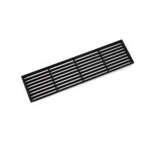 Luchtrooster zwart kunststof 257 x 68mm - 5600mm lucht