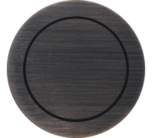 Rond 2.0 Push button 2X- s. trim - dark bronze