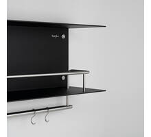 Hanger Shelf/Black/Steel