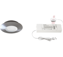 3x Napoli rond RVS DTW 3000K-2200K+3x verl+ZigBee