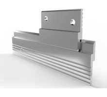 Paneelprofiel aluminium MF375 lengte 2000mm, diepte 6.35mm